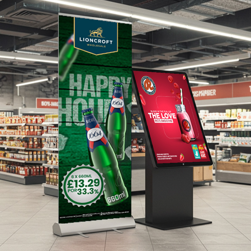 Advertising Services in Manchester 6 POS Material