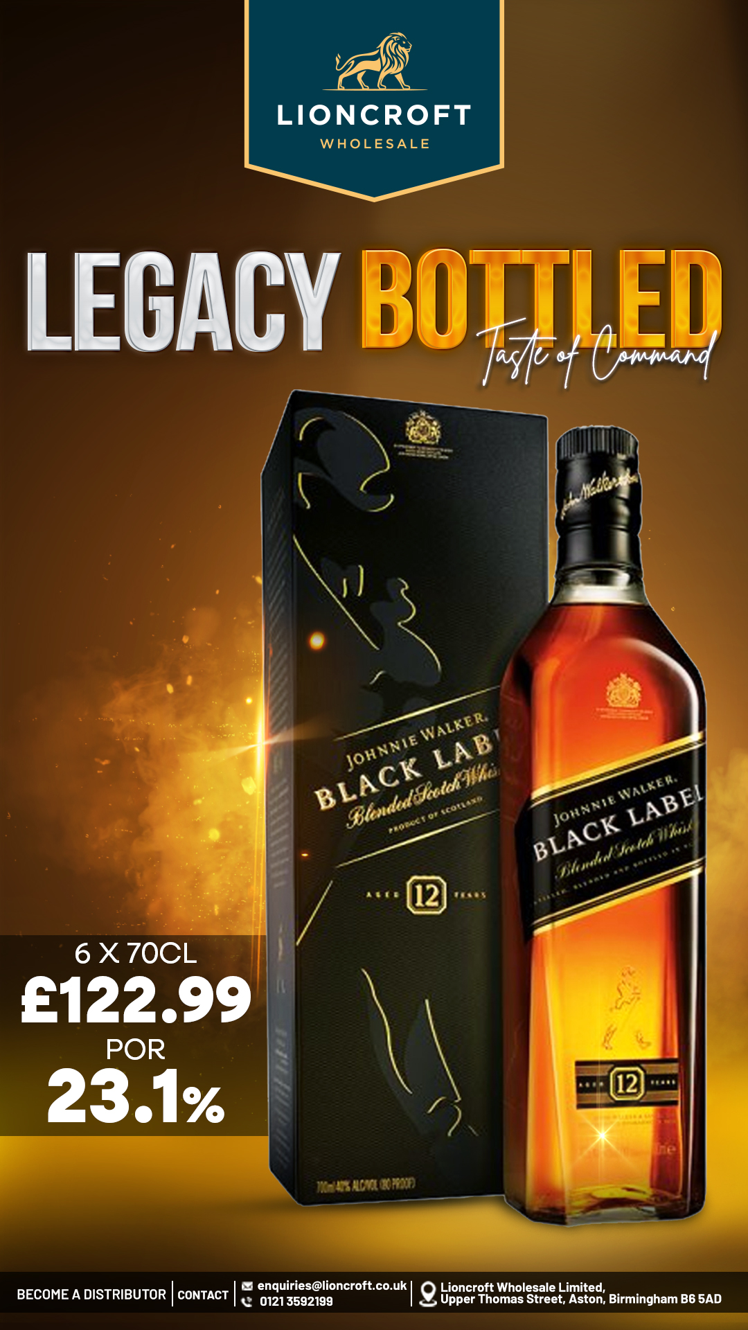 Black Label Legacy Bottled